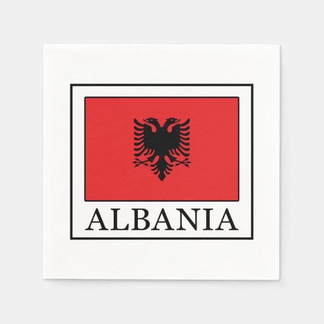 Albania Paper Napkins (Front)