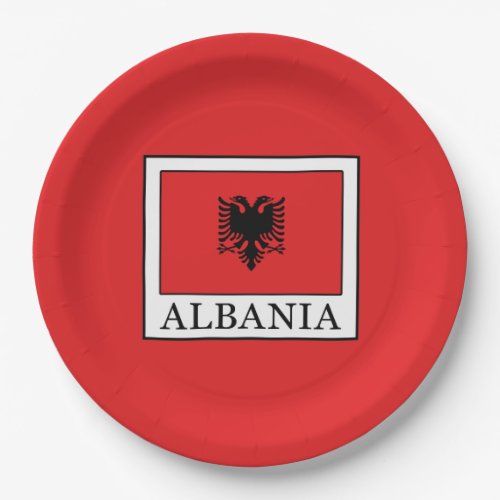 Albania Paper Plates