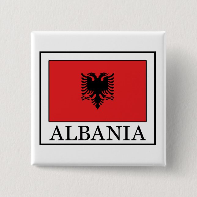 Albania Pinback Button (Front)