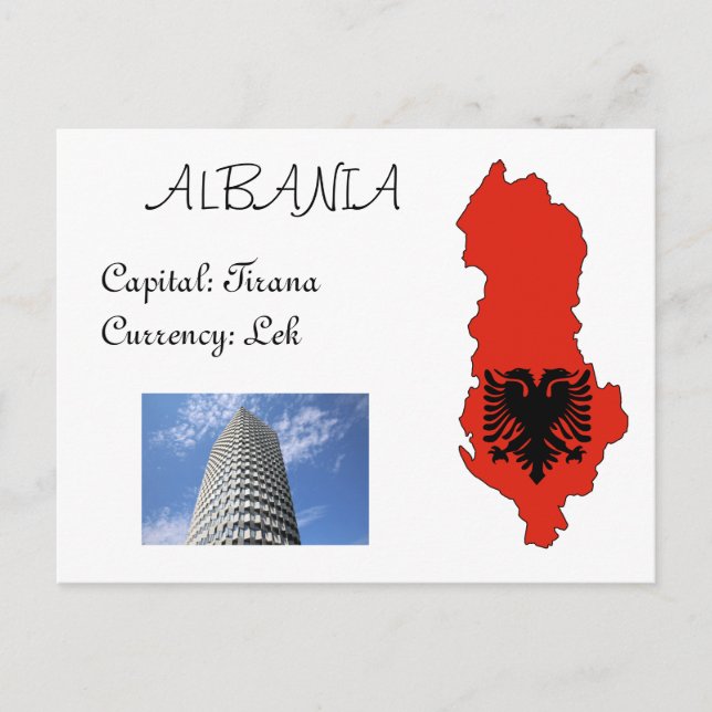 Albania Postcard (Front)