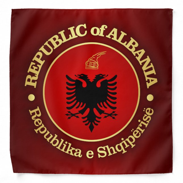Albania (rd) bandana (Front)