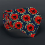 Albania (rd) neck tie<br><div class="desc">Republic of Albania</div>