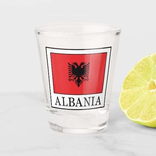 Albania Shot Glass
