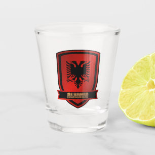Albania Shot Glass