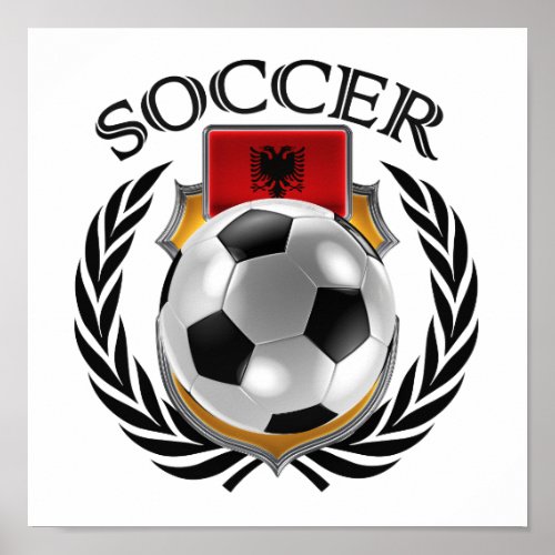 Albania Soccer 2016 Fan Gear Poster