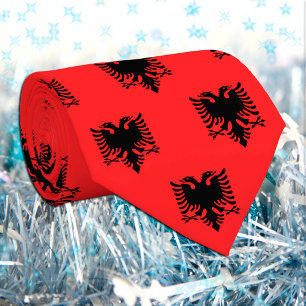 Albania Ties, fashion Albanian Flag business Neck Tie
