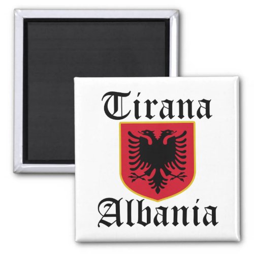 Albania Tirana Coat of Arms Magnet