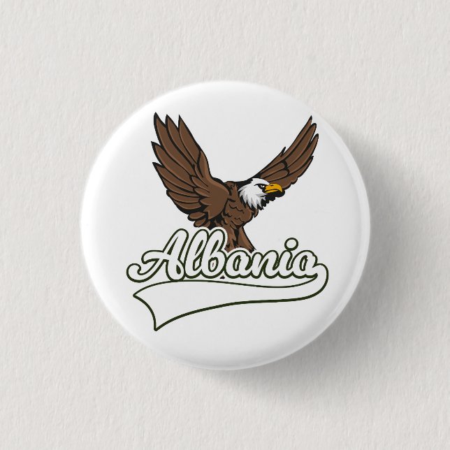 Albania travel logo button (Front)