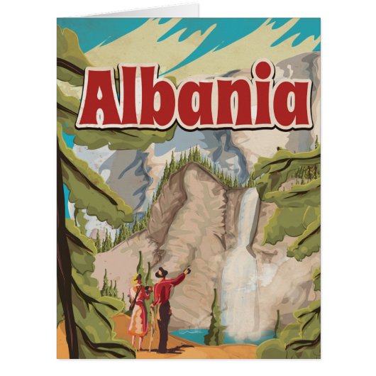 Albania Vintage Travel Poster (Front)