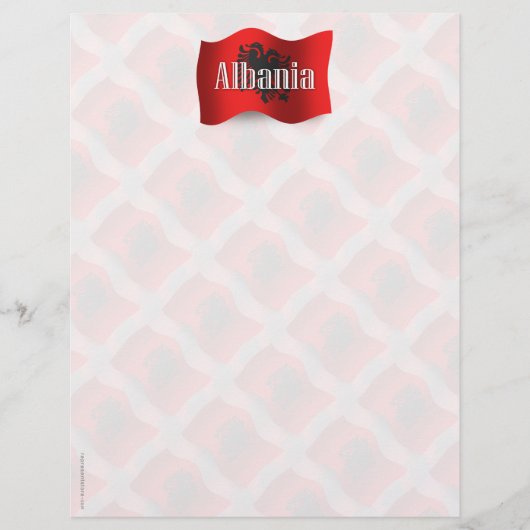 Albania Waving Flag (Front)
