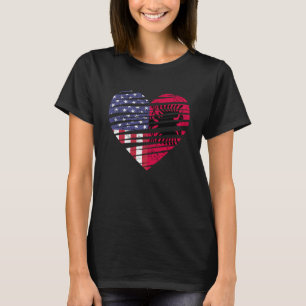 Albanian American Grown Heart USA Patriot Heritage T-Shirt