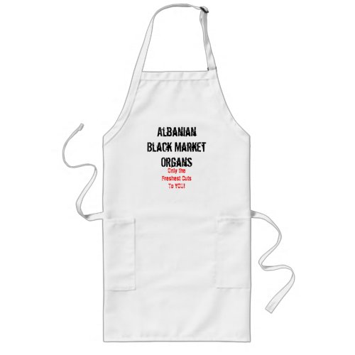 Albanian Black Market Organs Apron