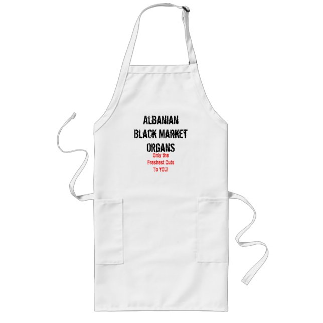 Albanian Black Market Organs Apron (Front)