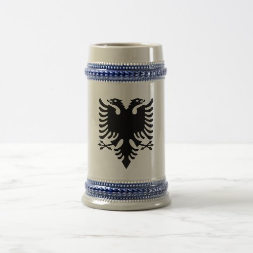 Albanian Coat of arms Beer Stein