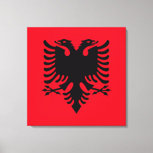 Albanian Coat of arms Canvas Print