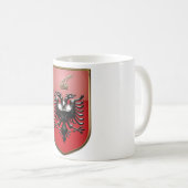 Albanian Coat of arms Coffee Mug (Front Right)