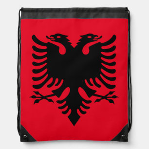 Albanian Coat of arms Drawstring Bag