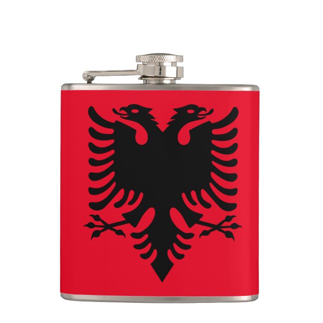 Albanian Coat of arms Flask (Front)