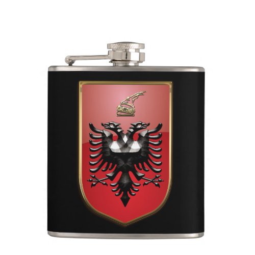 Albanian Coat of arms Flask