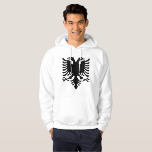 : Albanian Eagle Hoodie Sweatshirt, Medium, Red : Clothing, Shoes  & Jewelry