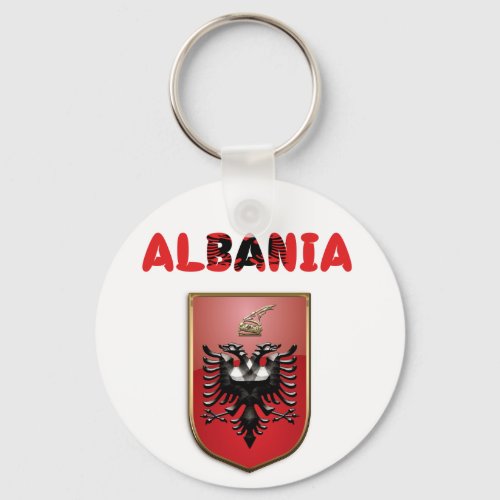 Albanian Coat of arms Keychain