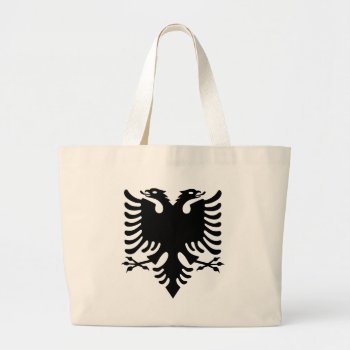 Albanian Coat Of Arms Large Tote Bag by Pir1900 at Zazzle