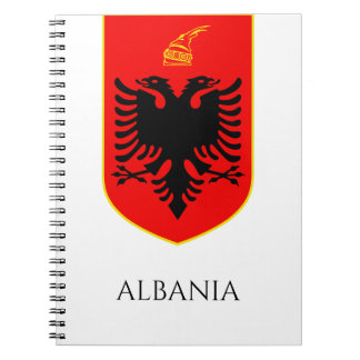 Albanian Coat Of Arms National Heritage Art Notebook