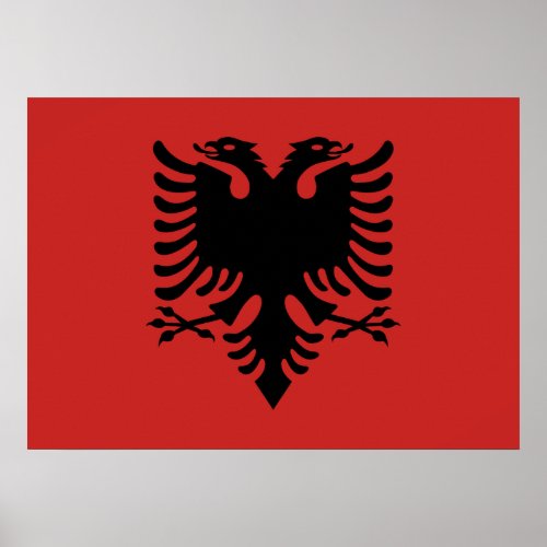 Albanian Coat of arms Poster