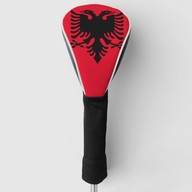 Albanian Double Eagle Golf Head Cover (Front)