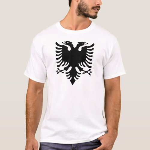 Albanian Eagle Crest T_Shirt