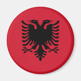 Albanian Eagle Magnet Red