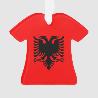 Albanian Eagle Patriotic Ornament