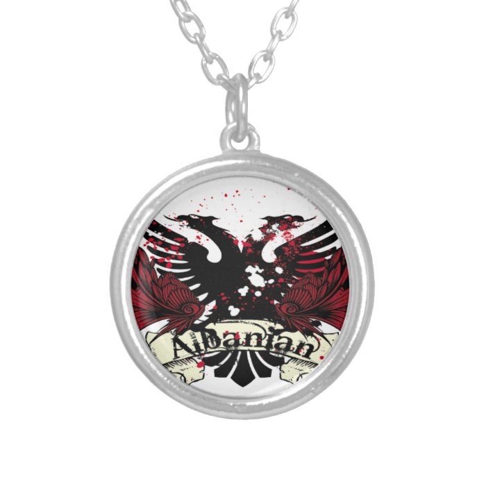 albanian eagle pendant