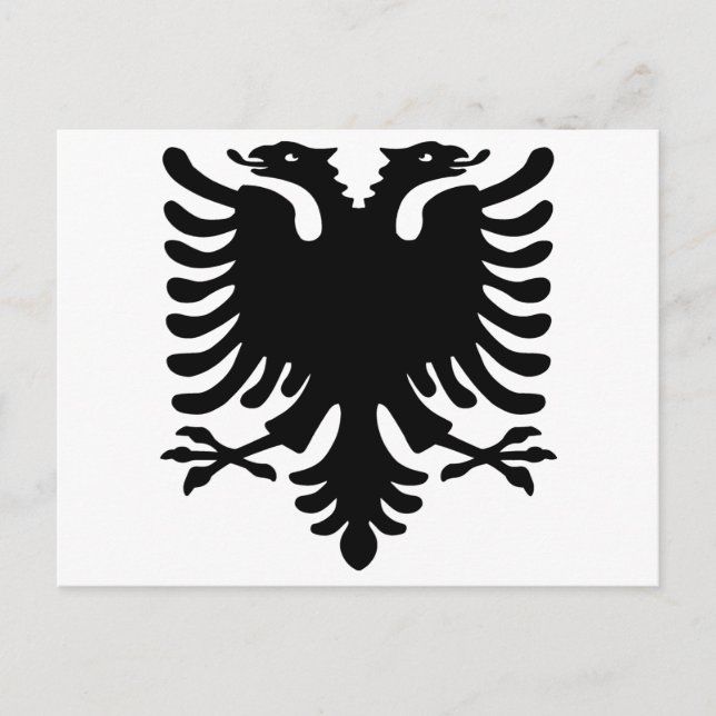 Albanian Eagle. Postcard (Front)