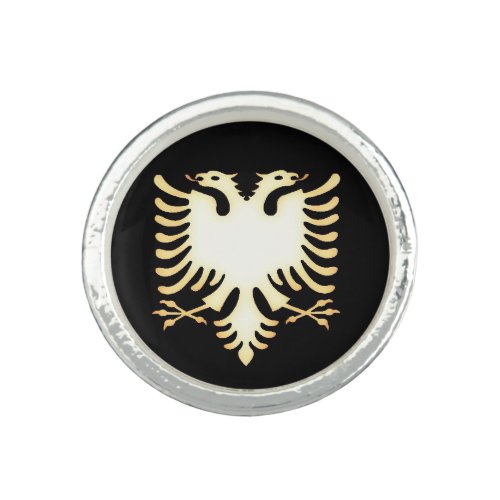 Albanian eagle ring