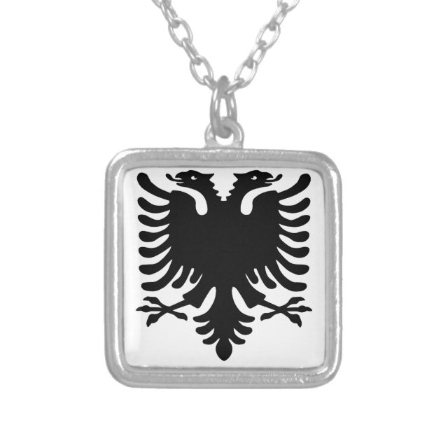 Albanian Eagle Gold and Silver Necklace - Etsy