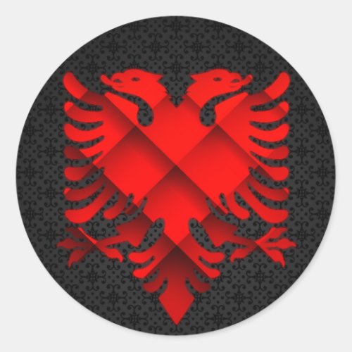 Albanian Eagle Sticker