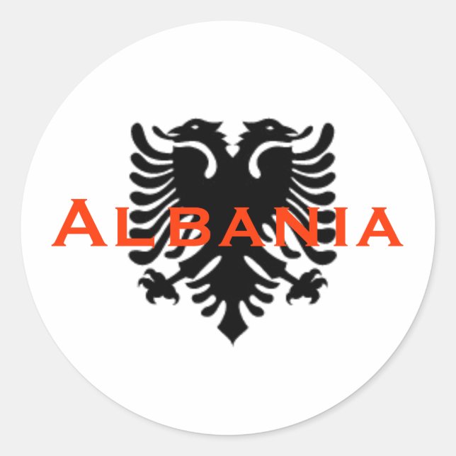 Albanian Eagle Sticker (Front)