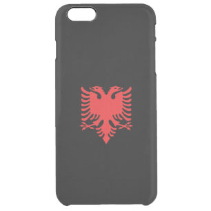 Albanian eagle clear iPhone 6 plus case
