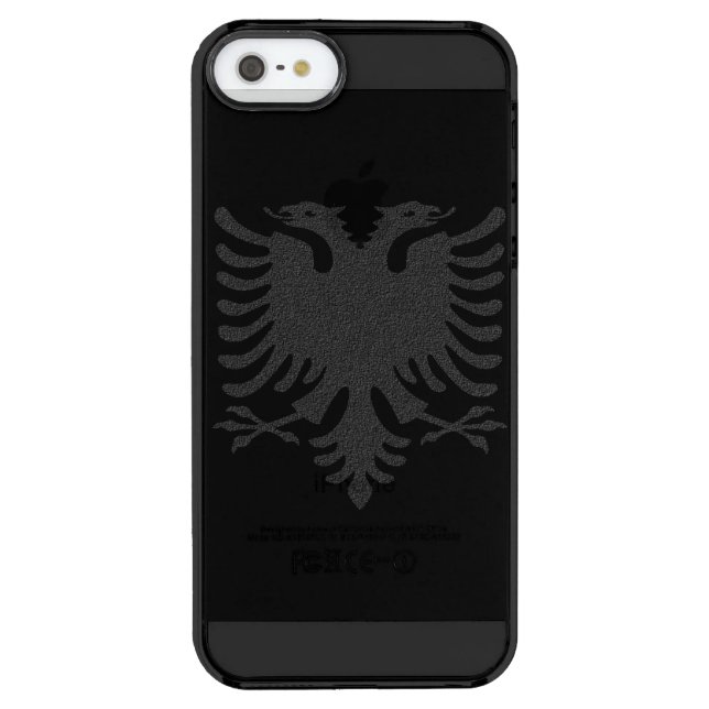Albanian Eagle Uncommon iPhone Case (Back)
