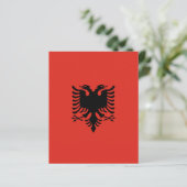 Albanian flag (Standing Front)