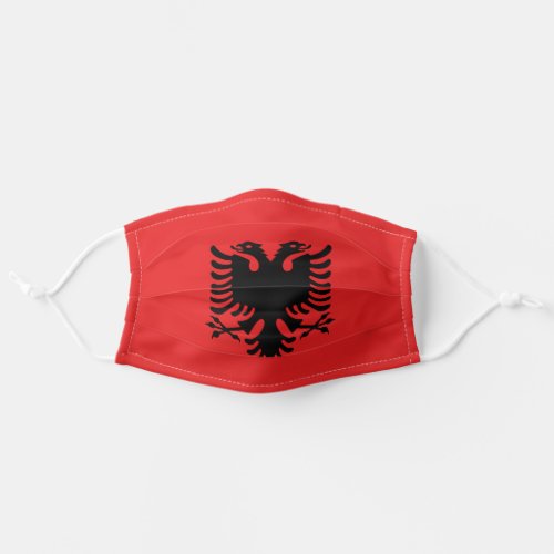 Albanian flag adult cloth face mask