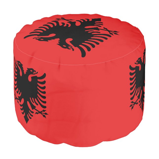 Albanian Flag & Albania house Ottoman /sports (Angled Front)