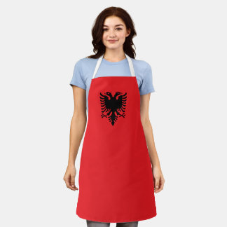 Albanian Flag Apron