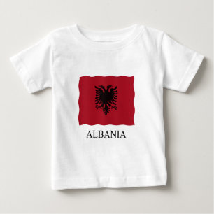 Albanian flag baby T-Shirt