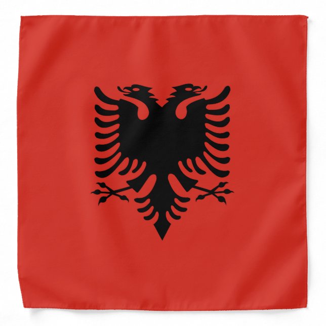 Albanian flag bandana (Front)