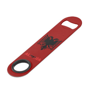 Albanian flag bar key