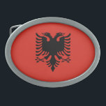 Albanian flag belt buckle<br><div class="desc">An ideal gift for all those who are patriotic of their country!</div>