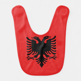 Albanian flag bib