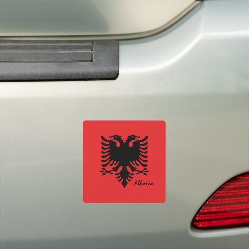 Albanian flag car sticker holiday Albania Car Magnet